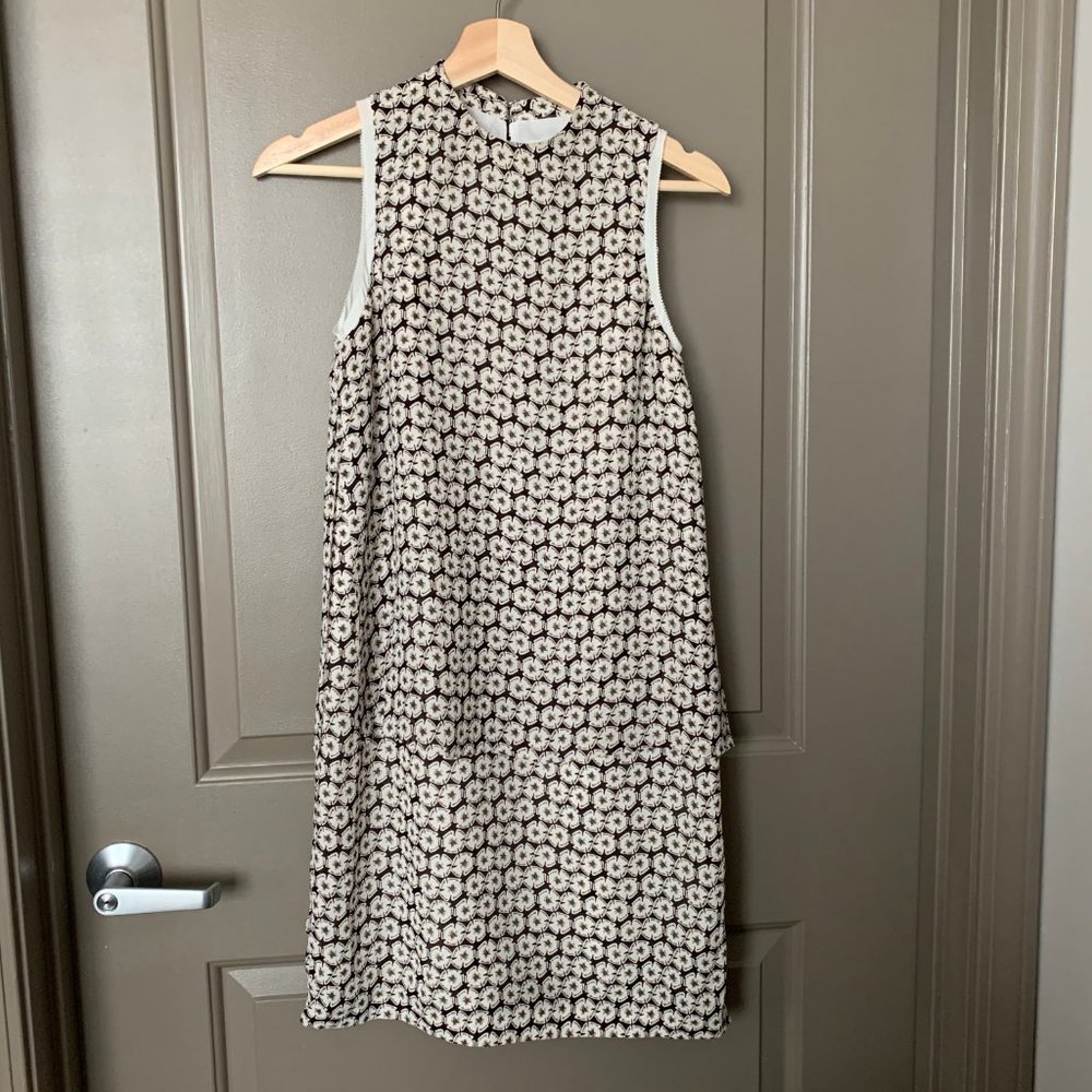 Reiss Floral Layered Shift Dress Meghan Markle 2